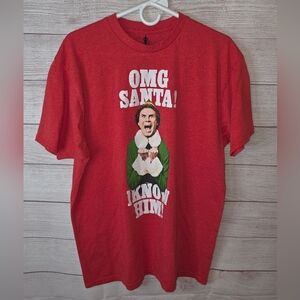 Ripple Junction Red Elf Graphic Tee Size XL